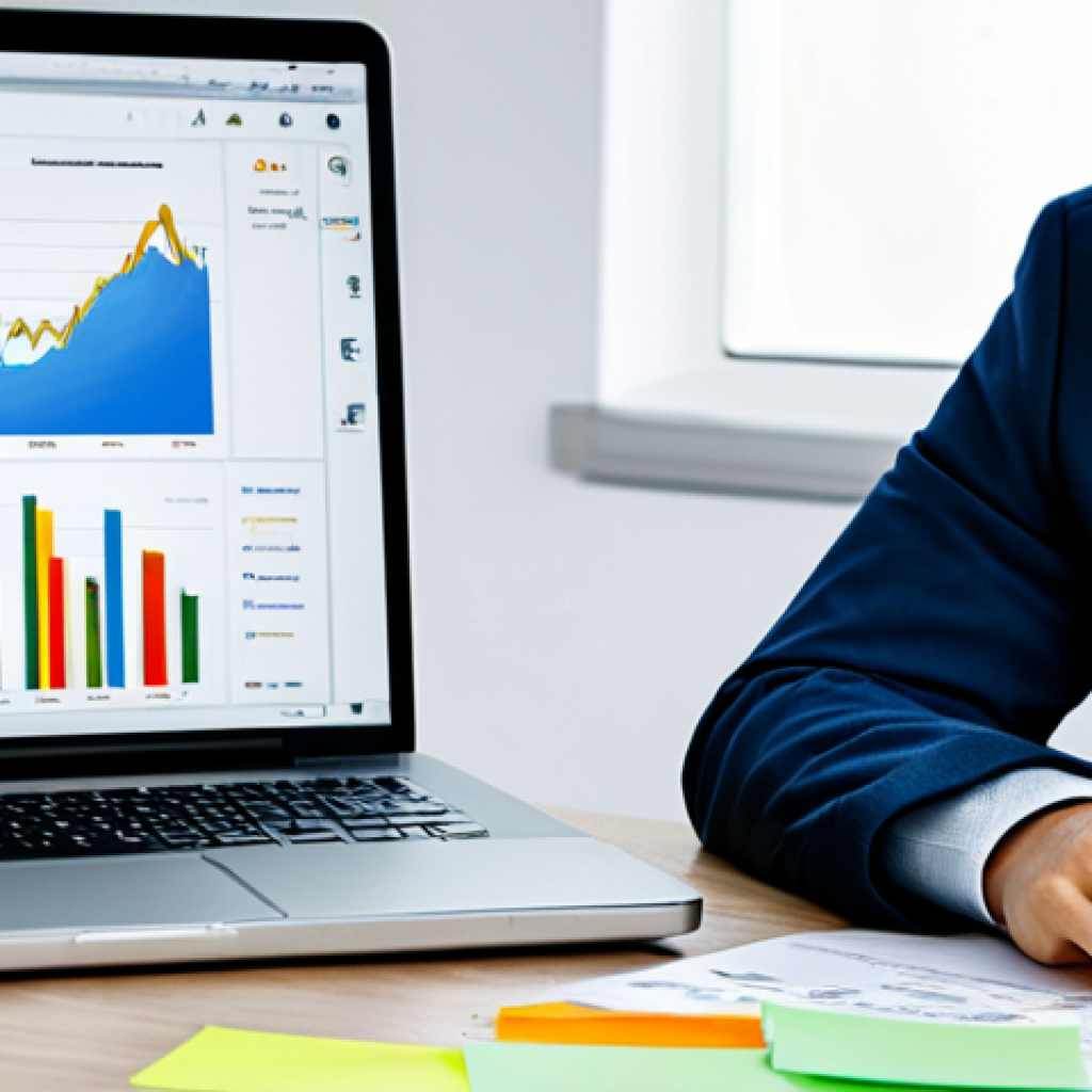 인터넷정보검색 필기 시험 대비 중요 과목 정리 - Keyword Research Concept**
Prompt: A person using a laptop, looking at a graph depicting keyword tr...