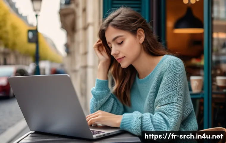 인터넷정보검색 자격증과 클라우드 데이터 활용의 연계성 - **Prompt:** A young woman, mid-20s, with stylish casual clothing (jeans and a colorful sweater), sit...